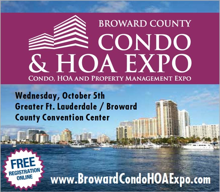 Broward County Condo & HOA Expo, Oct 5, 2016